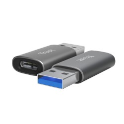 Adapter Calyx USB-C do USB-A dwupak szary | PartsPC.pl