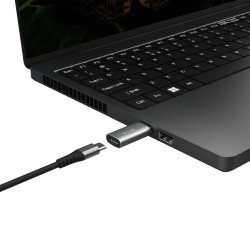 Adapter Calyx USB-C do USB-A dwupak szary | PartsPC.pl