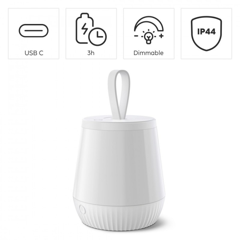Lampka nocna LED mobile IP44 ładowalna | PartsPC.pl