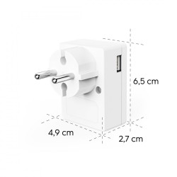 Lampka nocna led z USB czujnik zmierzchu | PartsPC.pl