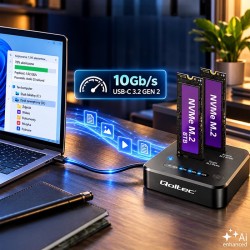 Stacja dokująca dysków SSD M.2 NVMe | PCIe | DUAL 2x8TB | US… | PartsPC.pl