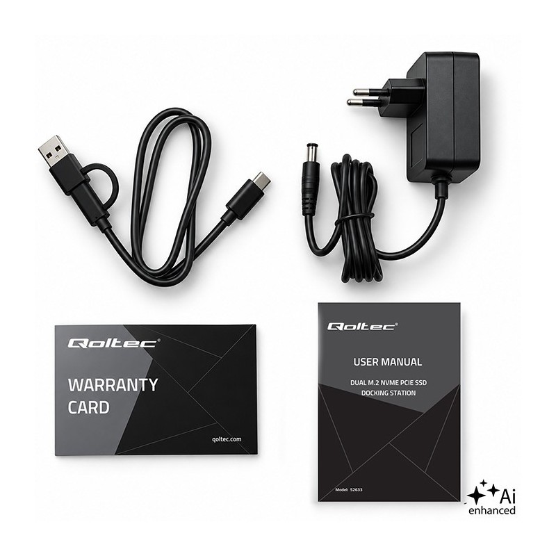 Stacja dokująca dysków SSD M.2 NVMe | PCIe | DUAL 2x8TB | US… | PartsPC.pl