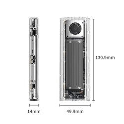 Orico Obudowa na dysk M.2 NVMe, USB-C 20Gbps | PartsPC.pl