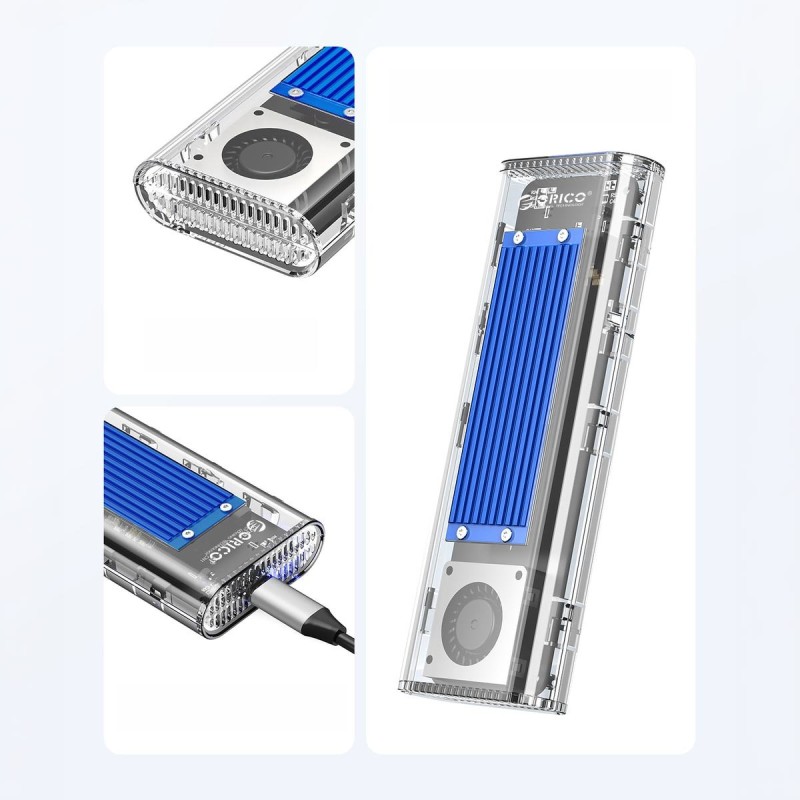 Orico Obudowa na dysk M.2 NVMe, USB-C 20Gbps | PartsPC.pl