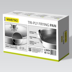 Profesjonalna patelnia z pokrywką "Plaster miodu" 28 cm MR-1… | PartsPC.pl