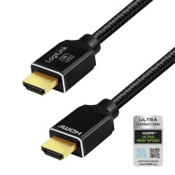 Kabel HDMI LogiLink CH0113 8K/60 Hz, 48 Gb/s, aluminium, nyl… | PartsPC.pl