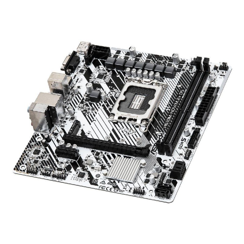Płyta ASRock H610M-HDV/M.2+ D5 /H610/DDR5/SATA3/M.2/USB3.0/PCIe4.0/s.1700/mATX
