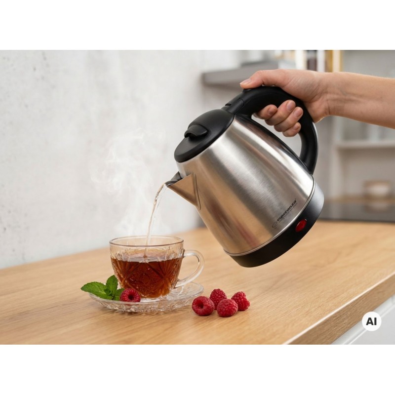 Esperanza Czajnik elektryczny Spring 1.0L inox | PartsPC.pl