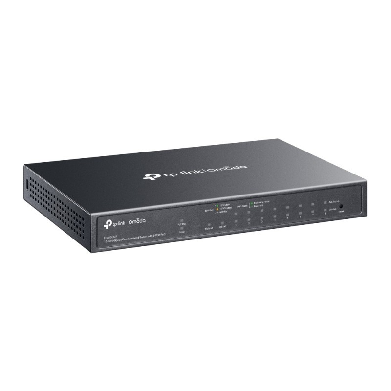 Przełącznik MS110GMP 10-Port Gigabi Desktop Sw 8-Port PoE+ | PartsPC.pl