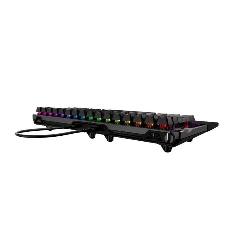 Klawiatura ROG Falcata M703 BT/RF/USB-C/Aura/Czarna | PartsPC.pl