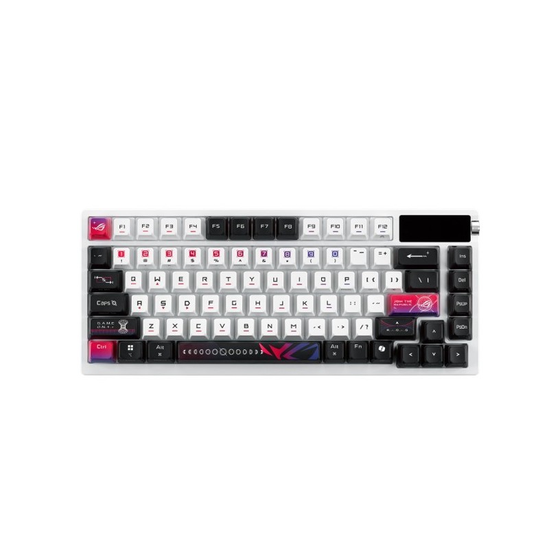 Klawiatura ROG Azoth X M704 BT/RF/USB-C/Aura/Czarno-Biała | PartsPC.pl