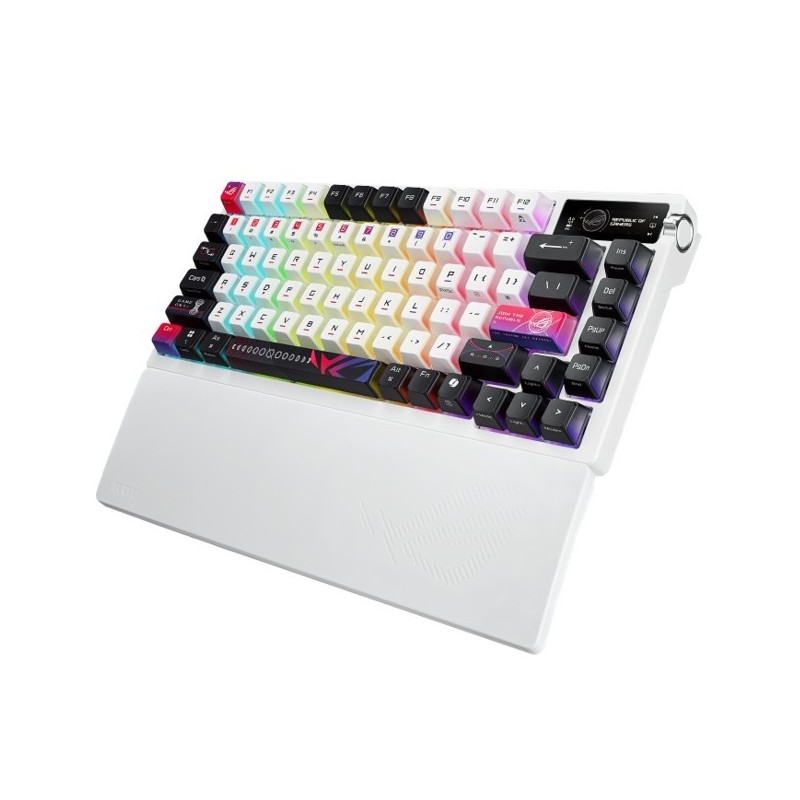 Klawiatura ROG Azoth X M704 BT/RF/USB-C/Aura/Czarno-Biała | PartsPC.pl