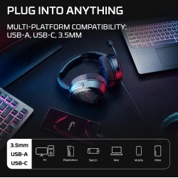 Słuchawki gamingowe Cloud Alpha Air Black Open-Back - D14ZCA… | PartsPC.pl