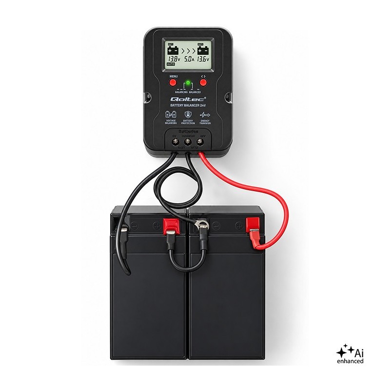 Balanser napięcia 24V do akumulatorów 2x12V | 5A | AGM GEL L… | PartsPC.pl