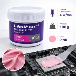 Pasta termoprzewodząca | 4W/m-K | 100g | różowa | PartsPC.pl