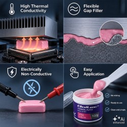 Pasta termoprzewodząca | 4W/m-K | 100g | różowa | PartsPC.pl
