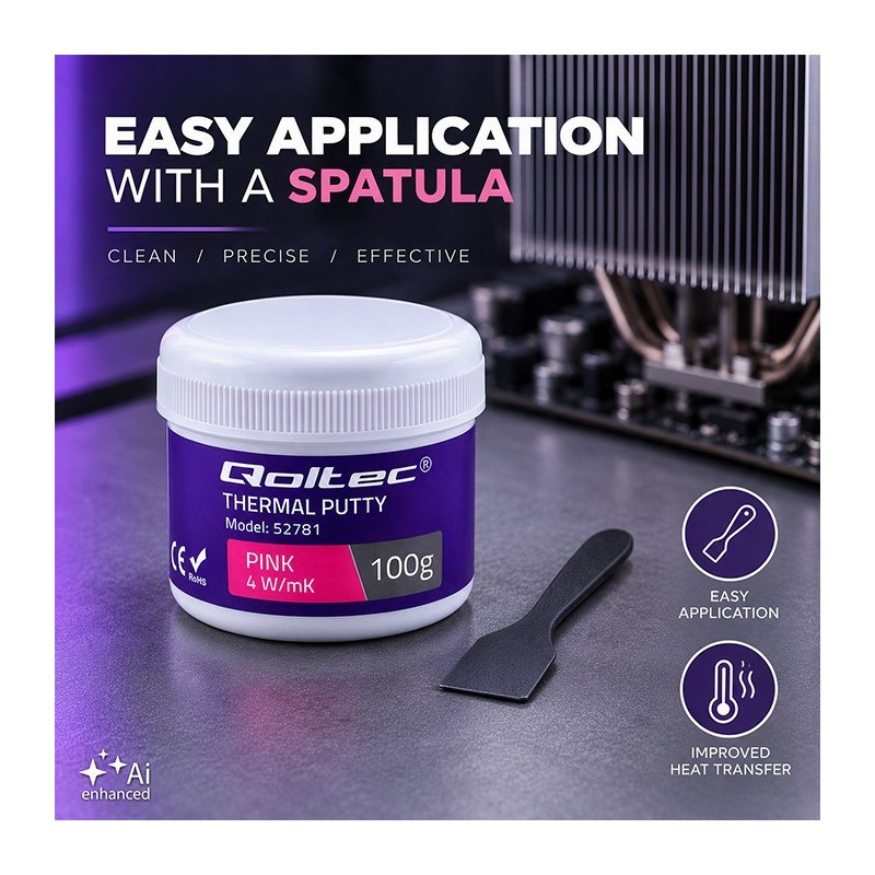 Pasta termoprzewodząca | 4W/m-K | 100g | różowa | PartsPC.pl