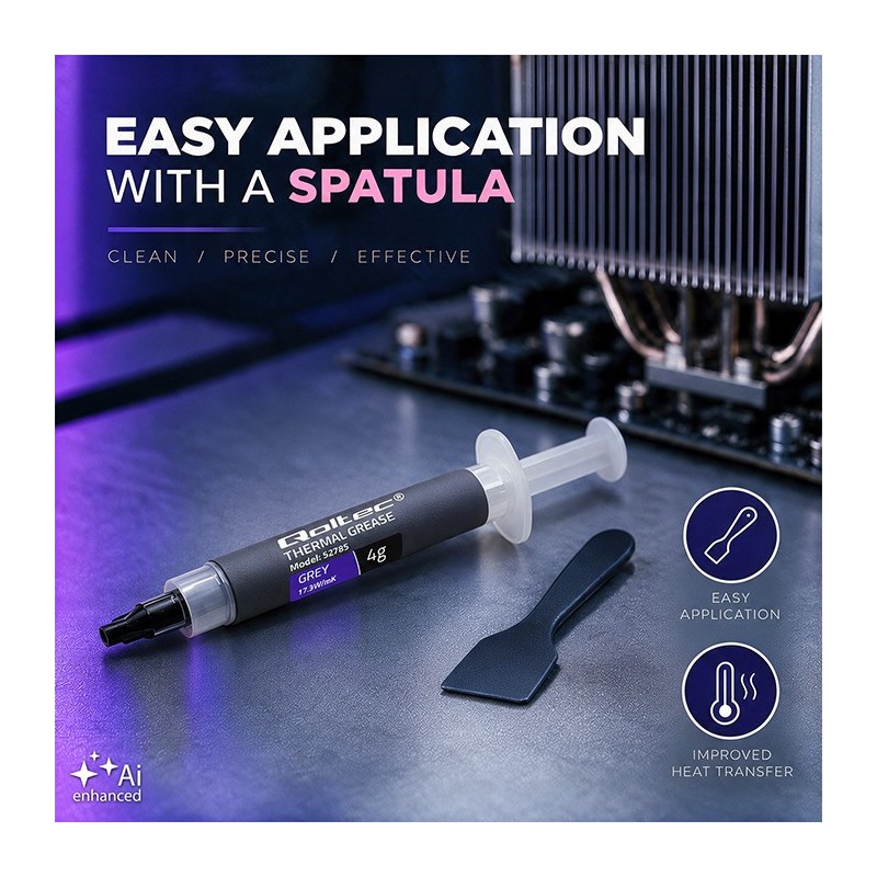 Pasta termoprzewodząca 17.3W/m-K | 4g | szara | PartsPC.pl