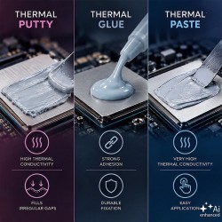 Pasta termoprzewodząca 17.3W/m-K | 4g | szara | PartsPC.pl