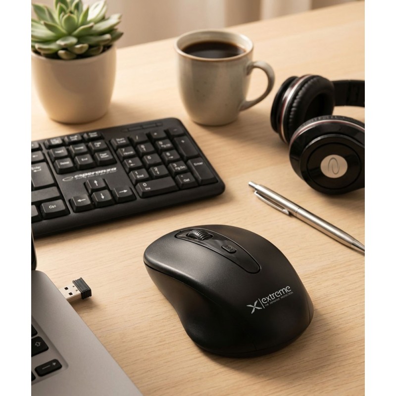 Mysz bezprzewodowa Extreme MAVERICK 2.4GHz 4D OPT. XM114K | PartsPC.pl