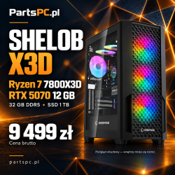 PartsPC SHELOB X3D — grafika oferty; podgląd obudowy