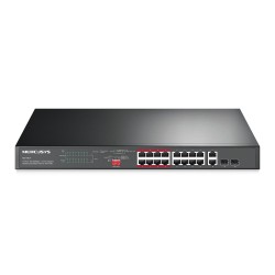 Przełącznik MS118CP 16-Port 10/100M + 2-Port G Rack Sw16PoE | PartsPC.pl