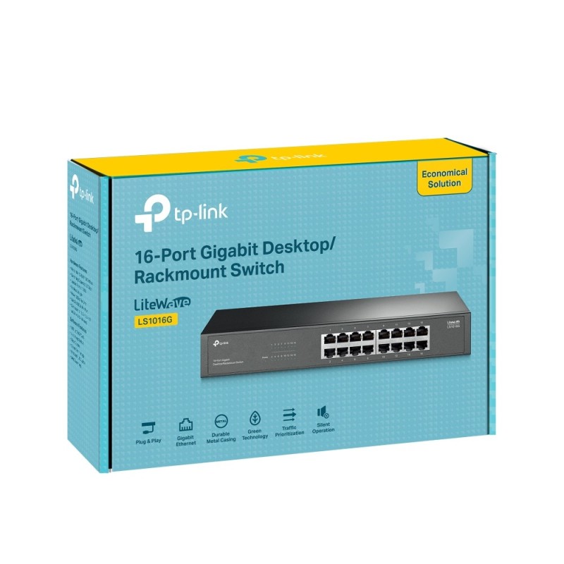 Przełącznik LS1016G LiteWave 16-Por Gigabit Switch | PartsPC.pl