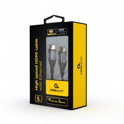 Kabel HDMI high speed z ethernetem Seria Premium 5 m | PartsPC.pl