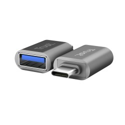 Adapter USB-C do USB-A 3.2 Calyx, dwu-pak szary | PartsPC.pl