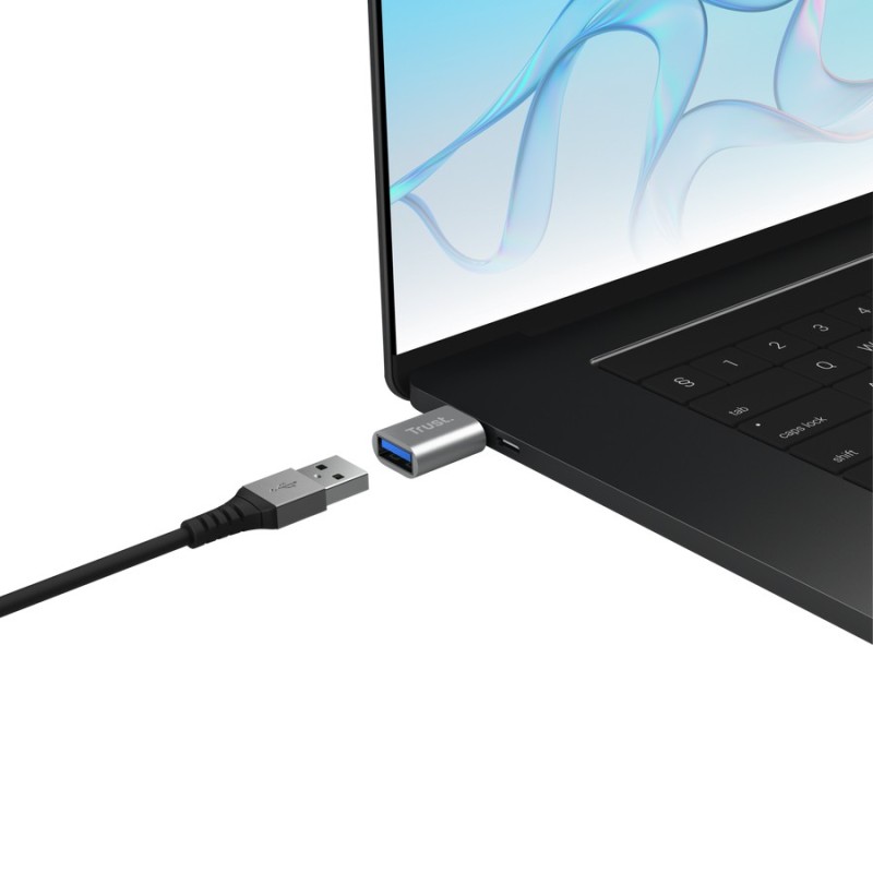 Adapter USB-C do USB-A 3.2 Calyx, dwu-pak szary | PartsPC.pl