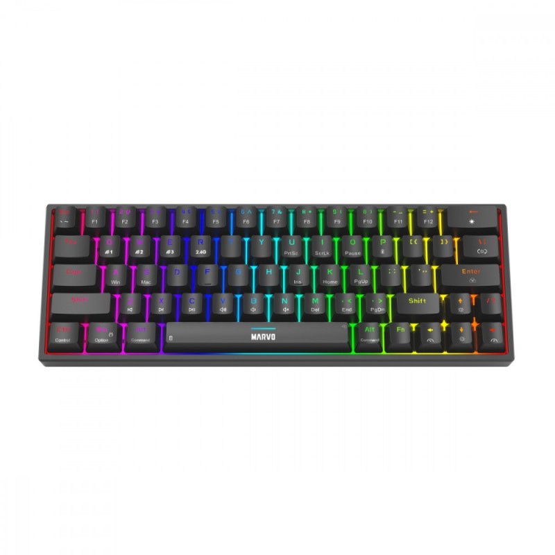 Klawiatura mechaniczna SHOGO 63W wireless czarna | PartsPC.pl