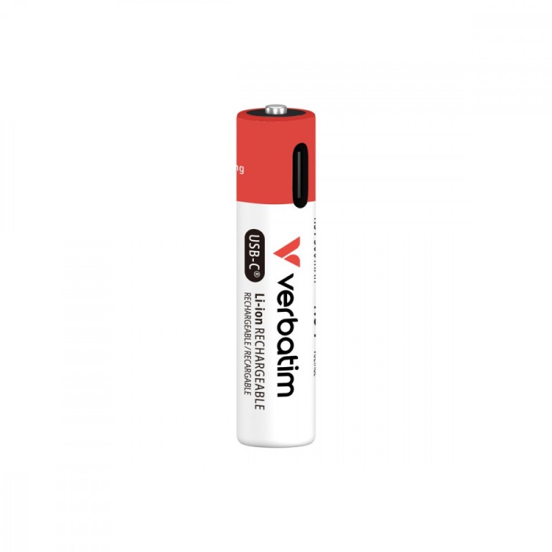 Akumulatory AAA USB-C 500 mAh 750mWh 4 szt + kabel USB-C