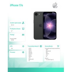 Apple iPhone 17e 512GB Czarny | PartsPC.pl