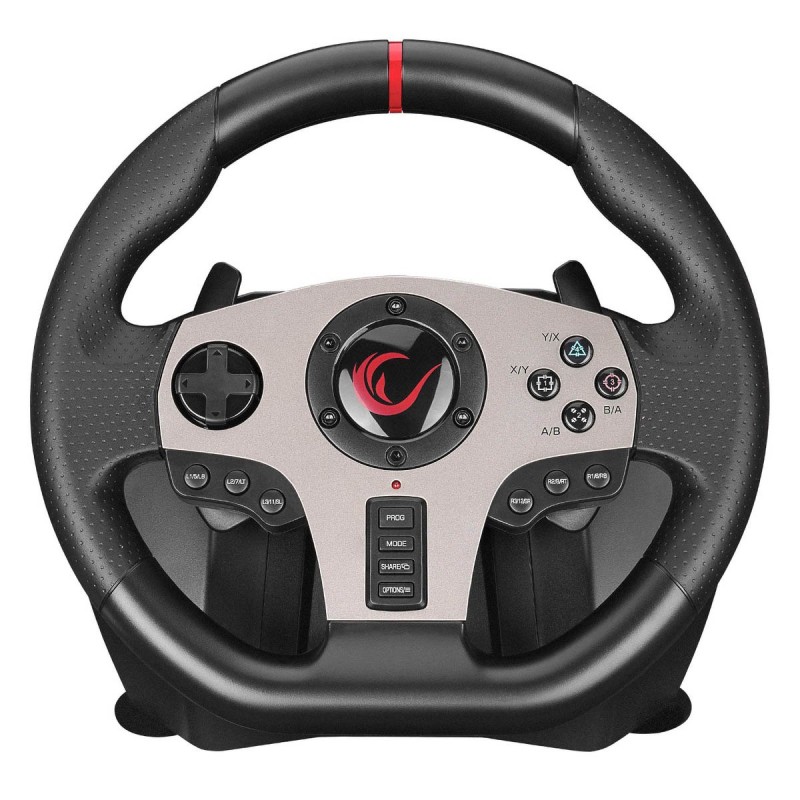 Kierownica gamingowa do PC Rampage V902 900° z 3 pedałami i skrzynią biegów 6+1