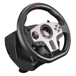 Kierownica gamingowa do PC Rampage V902 900° z 3 pedałami i skrzynią biegów 6+1