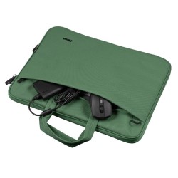 Torba na laptopa 16 cali Bologna ECO, zielona | PartsPC.pl