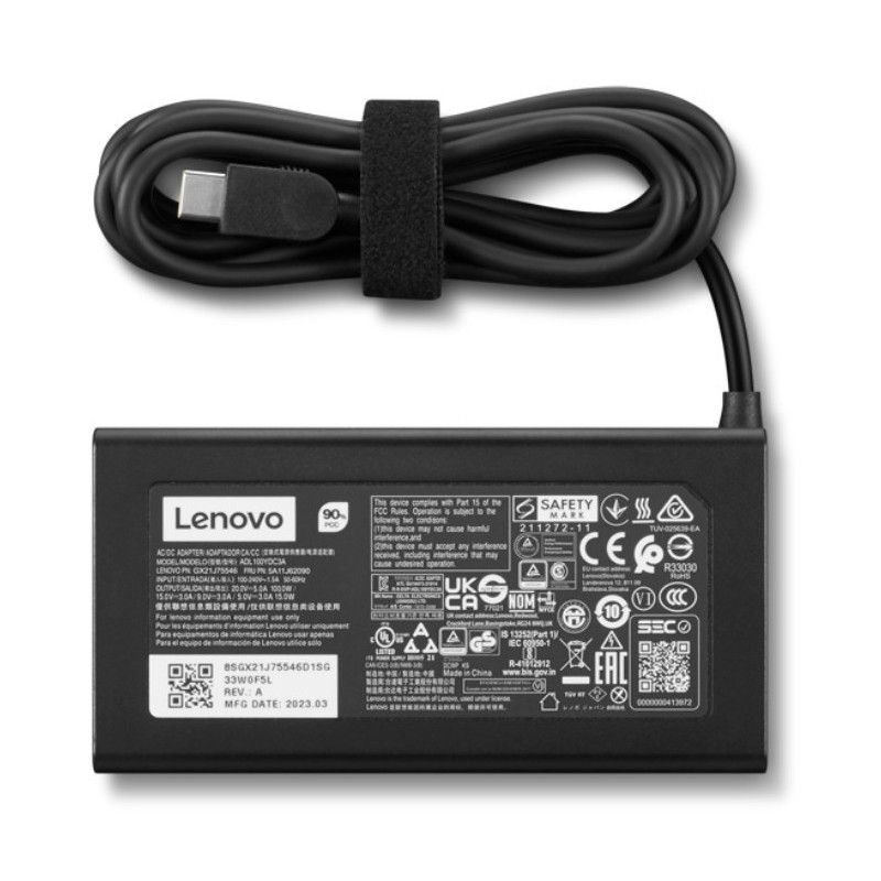 Zasilacz Lenovo 100W USB C - EU1/Arabia/Indonesia/Korea Połu… | PartsPC.pl