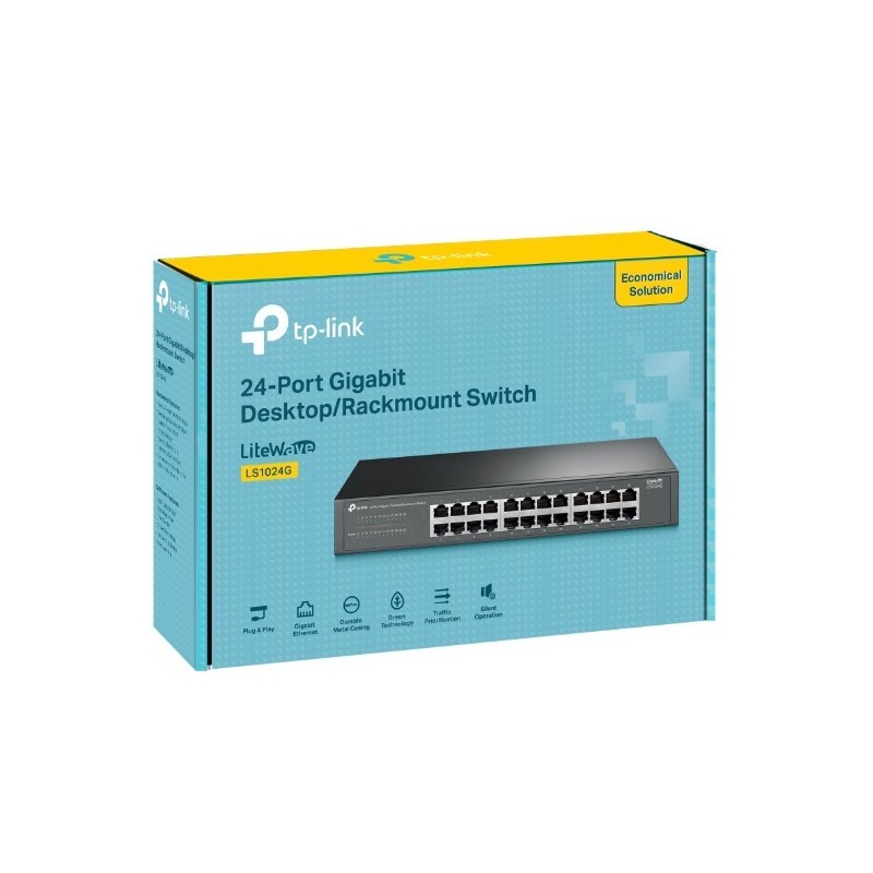 Przełącznik LiteWave 24-Port Gigabit Switch LS1024G 24× Giga… | PartsPC.pl