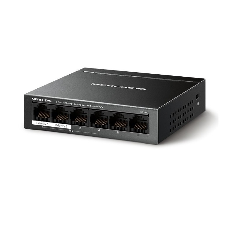 Przełącznik Mercusys 6-Port 10/100 Mbps Desktop Switch with … | PartsPC.pl