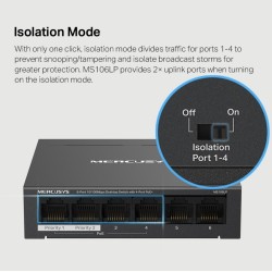 Przełącznik Mercusys 6-Port 10/100 Mbps Desktop Switch with … | PartsPC.pl