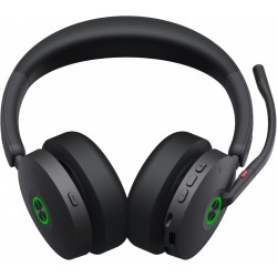 Słuchawki bezprzewodowe BH74 czarne +stand USB-C/A 1208682 | PartsPC.pl