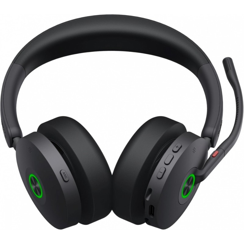 Słuchawki bezprzewodowe BH74 czarne +stand USB-C/A 1208682 | PartsPC.pl