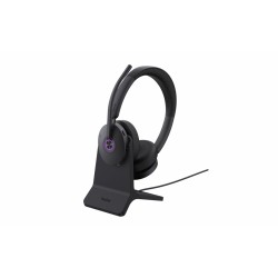 Słuchawki bezprzewodowe BH74 czarne +stand USB-C/A 1208682 | PartsPC.pl