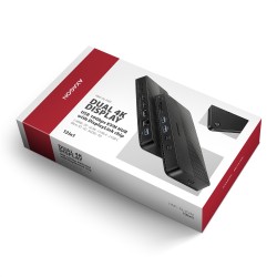 Stacja dokująca USB-C HMC-DL-KVM 12w1 + KVM 2 PC, DisplayLin… | PartsPC.pl