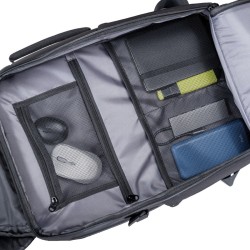 Plecak podróżny na laptopa 17 cali YERSEY czarny | PartsPC.pl