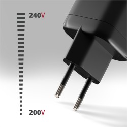 Ładowarka sieciowa ACU-PQ100 GaN 100W, 2x port (USB-C + USB-… | PartsPC.pl