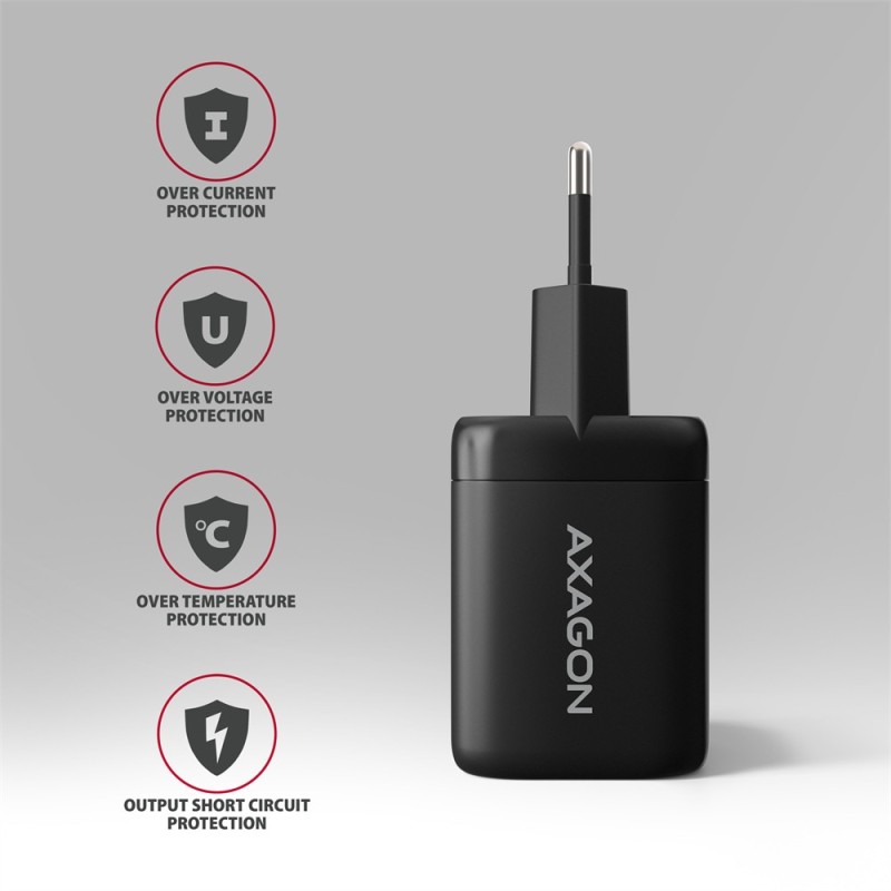 Ładowarka sieciowa ACU-PQ100 GaN 100W, 2x port (USB-C + USB-… | PartsPC.pl