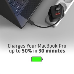 Ładowarka sieciowa ACU-PQ100 GaN 100W, 2x port (USB-C + USB-… | PartsPC.pl