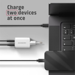 Ładowarka sieciowa ACU-PQ100W GaN 100W, 2x port (USB-C + USB… | PartsPC.pl