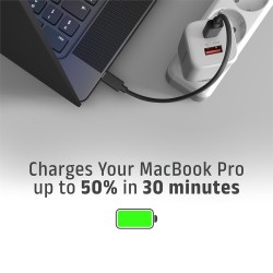 Ładowarka sieciowa ACU-PQ100W GaN 100W, 2x port (USB-C + USB… | PartsPC.pl